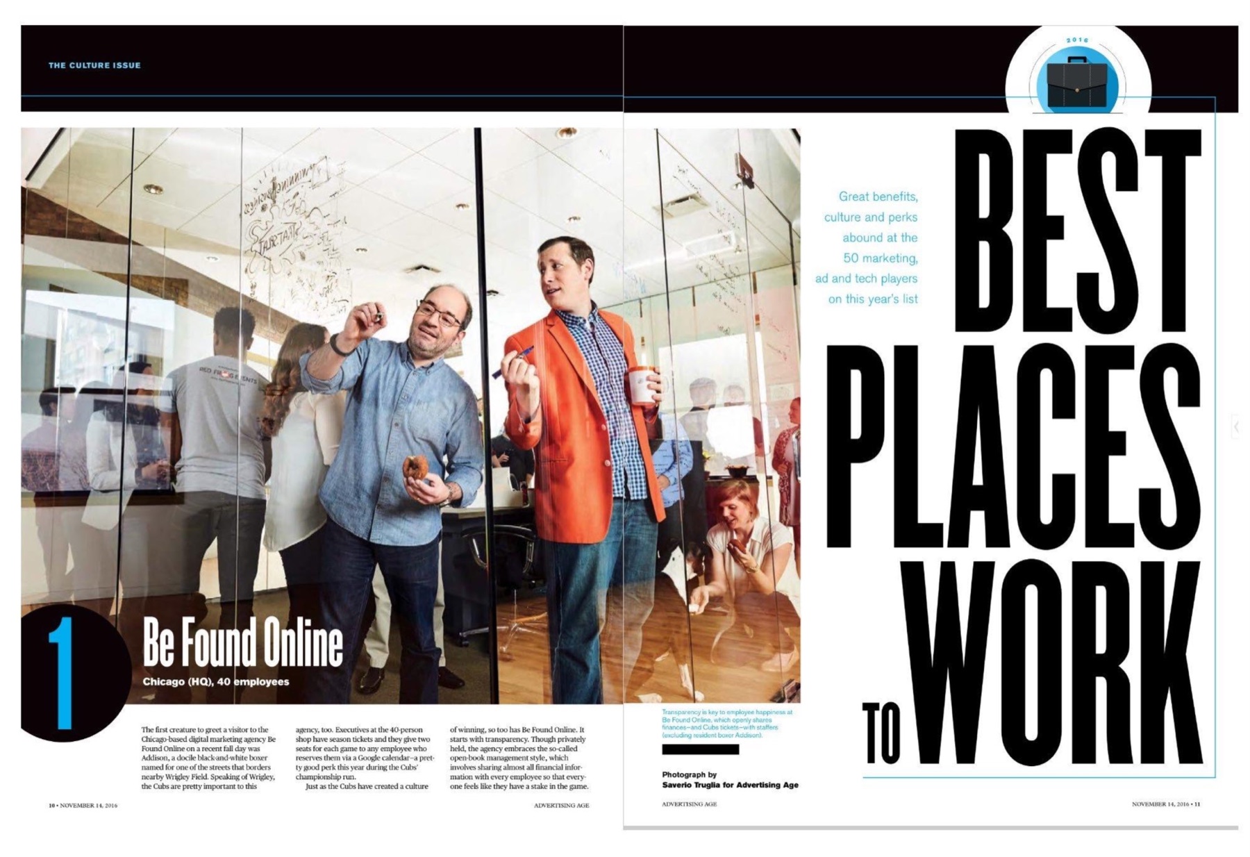 Ad Age #1 Best Place to Work